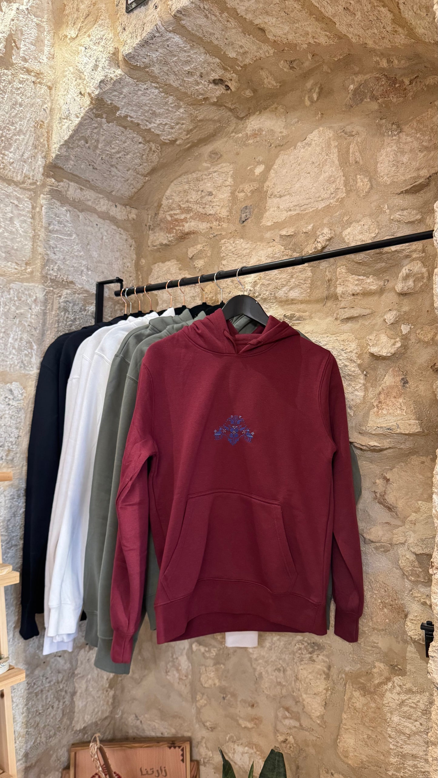 ورد وعصافير القدس- Jerusalem Flowers and Birds hoodie