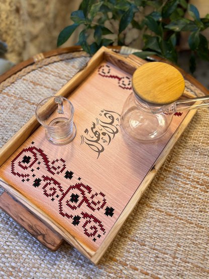 “Welcome” Tray