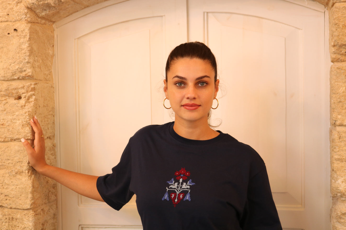 Floral Geometric t-shirt